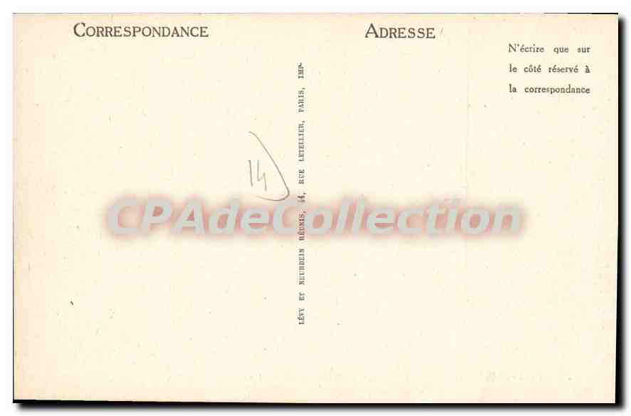 Lion-sur-Mer — Vue générale de la Plage — LL — Verso