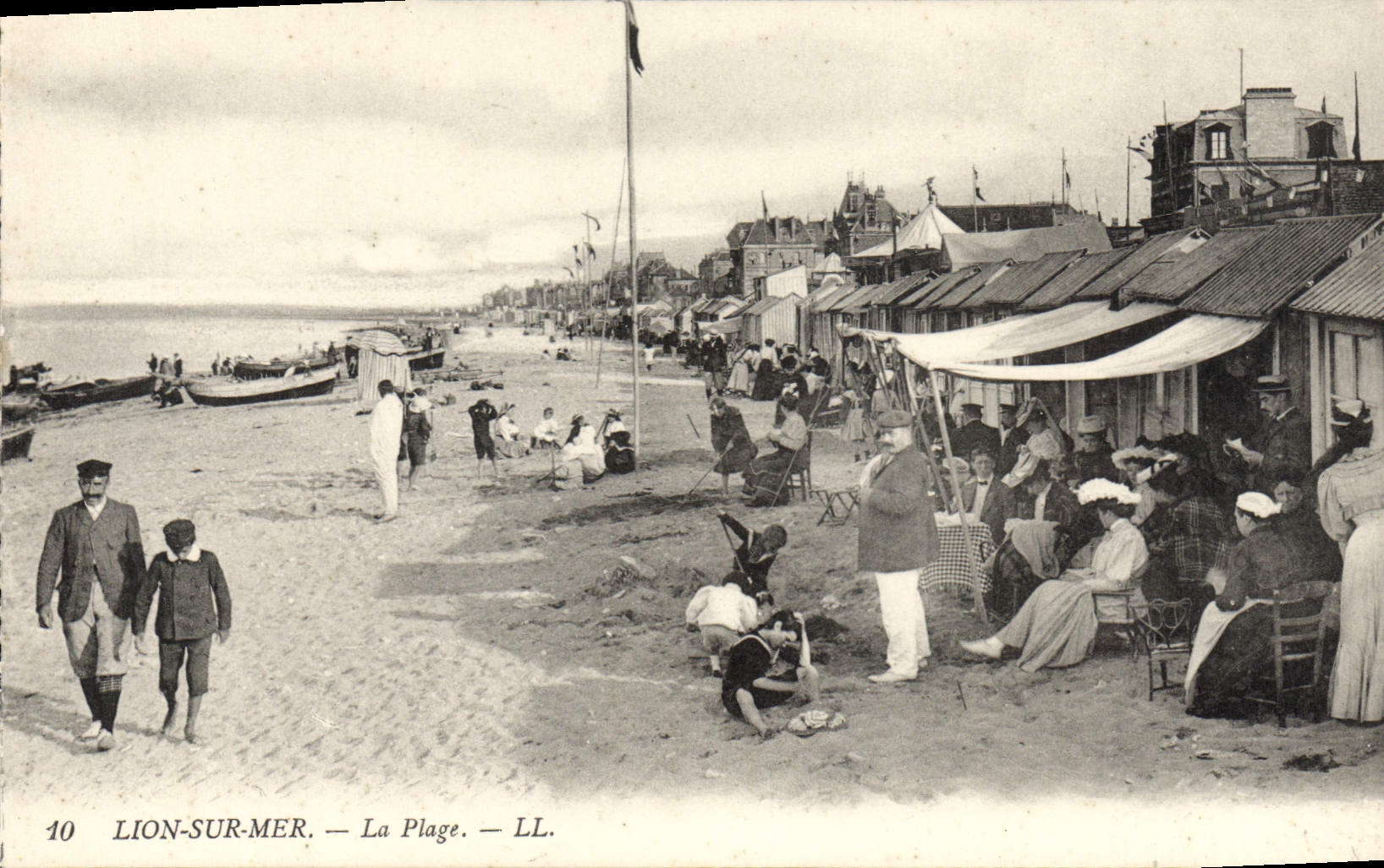 Lion-sur-Mer — The Beach — LL. — No. 10