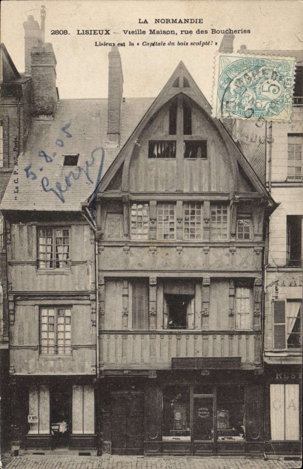 Lisieux — Alte Haus, rue des Boucheries — La C. B. M. Pante, n°2808