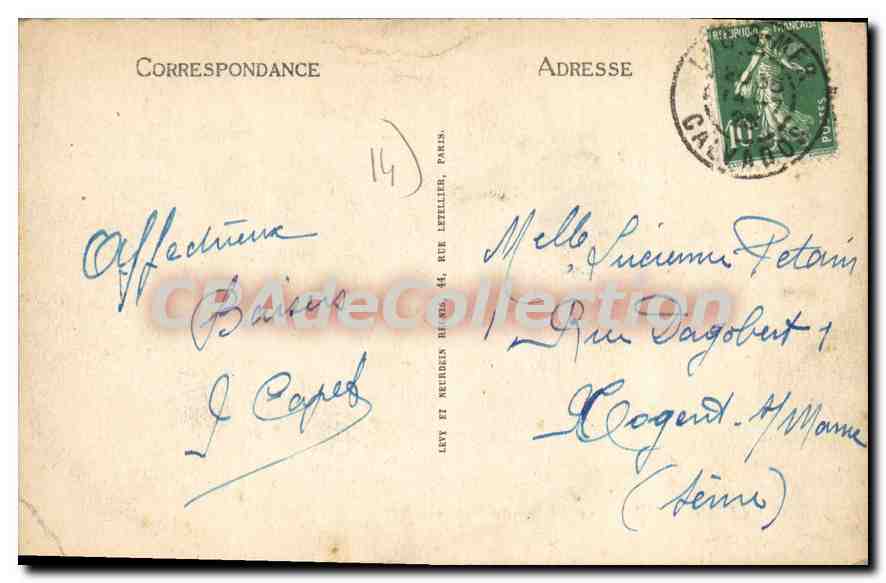 LUC-SUR-MER - Miesengefangenheit - ND — Rückseite