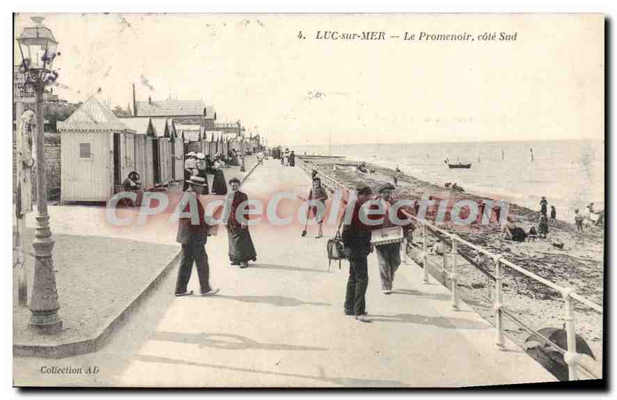 LUC-sur-MER — Der Promenoir, Südseite — Sammlung AD
