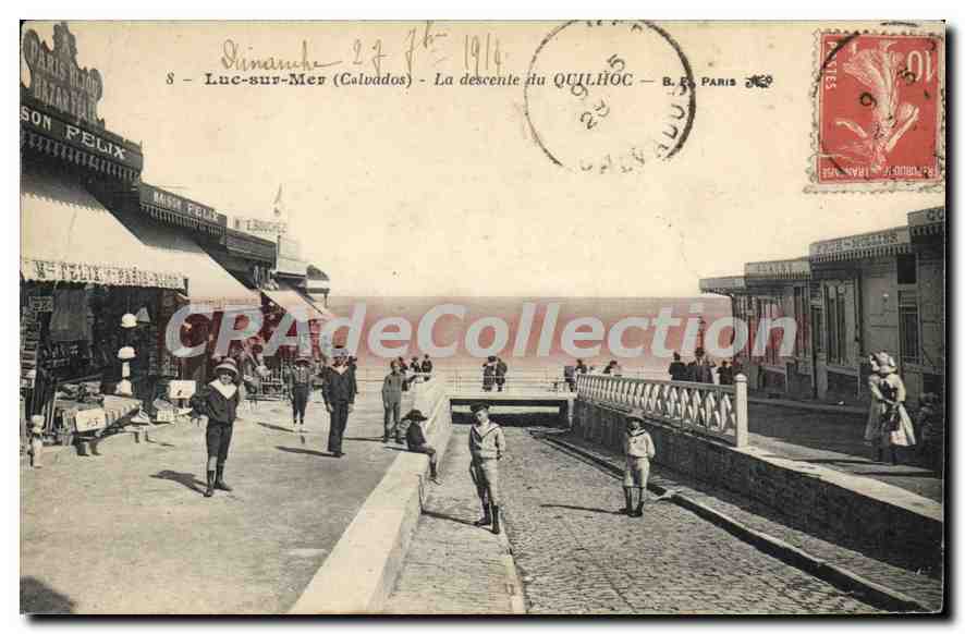 Luc-sur-Mer (Calvados) — La descente du Quilhoc — B. E. Paris