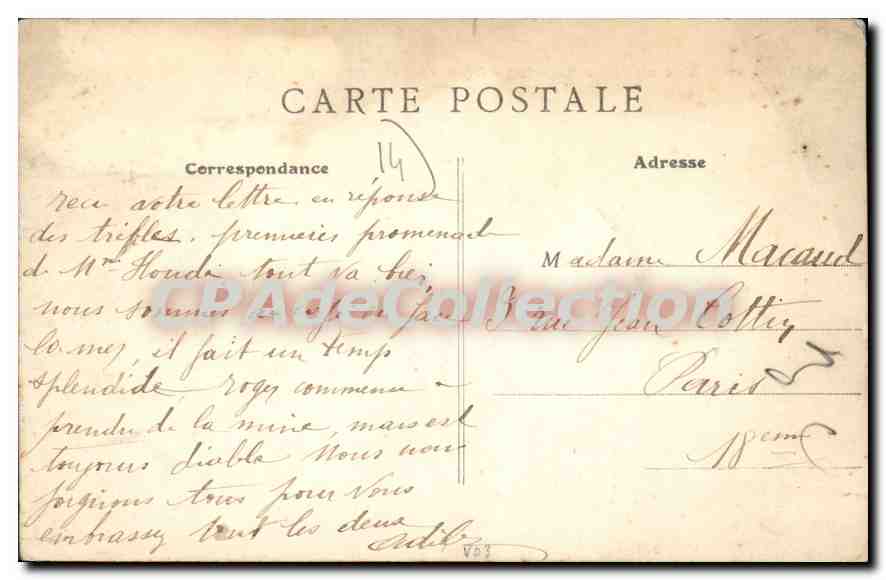Luc-sur-Mer (Calvados) — La descente du Quilhoc — B. E. Paris — Verso
