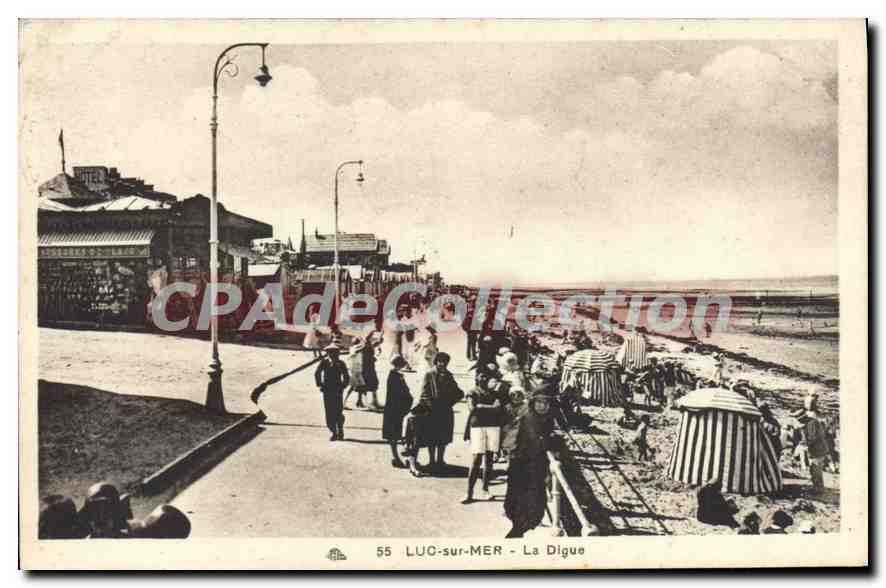 LUC-sur-MER - La Digue — CPA des Arts Photoméc. N°55