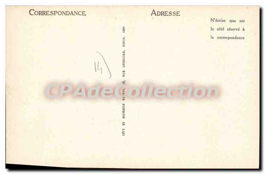 Lug-sur-Mer — La Plage et la Digue — LL — Verso