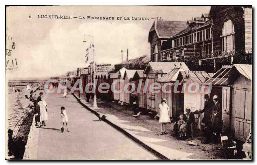 Luc-sur-Mer — Die Promenade und das Casino — LL