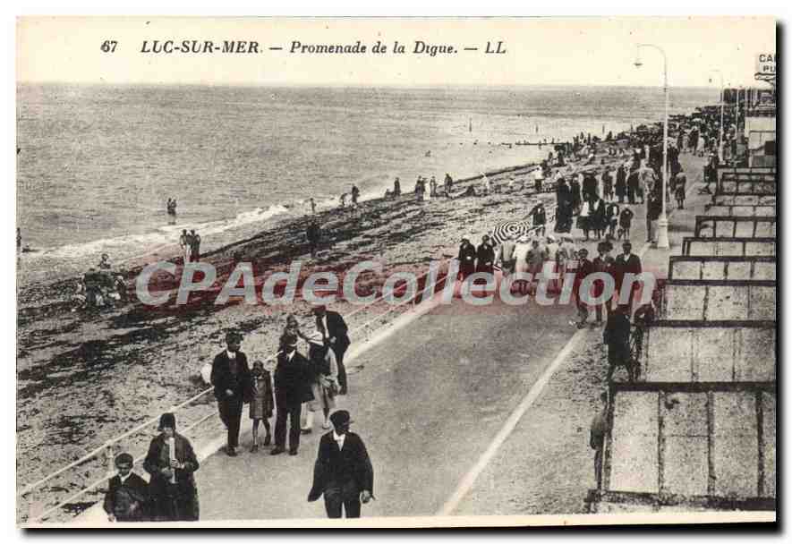 Luc-sur-Mer — Promenade de la Digue — LL