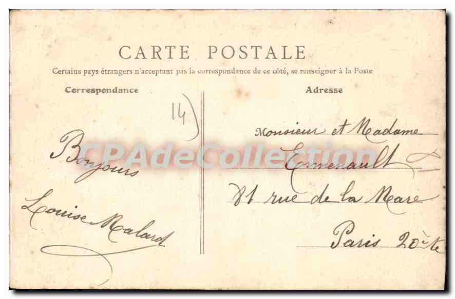 Luc-sur-Mer (Calvados) — Les Falaises — B.F. PARIS — Reverso