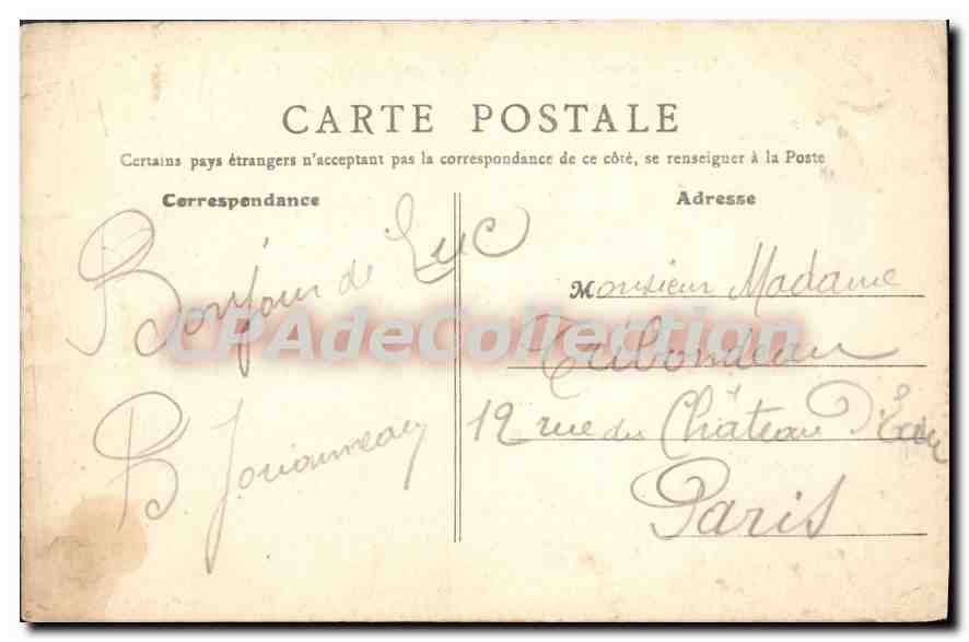 Luc-sur-Mer (Calvados) — Quilhoc Bridge — B.F. Paris — Back