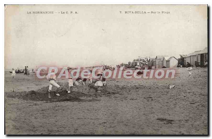 Riva-Bella — Sur la Plage — La C. P. A.