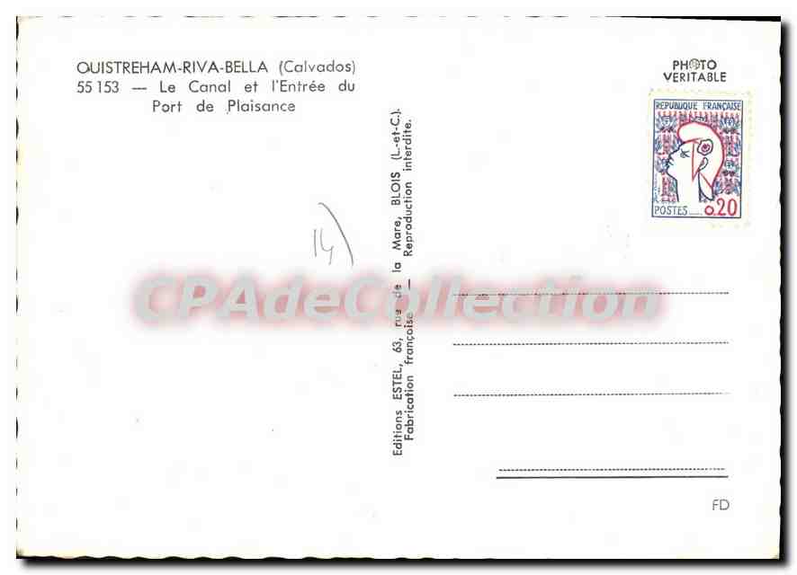Port de plaisance à Ouistreham-Riva-Bella — Éditions Estel, n° 55153 — Reverso