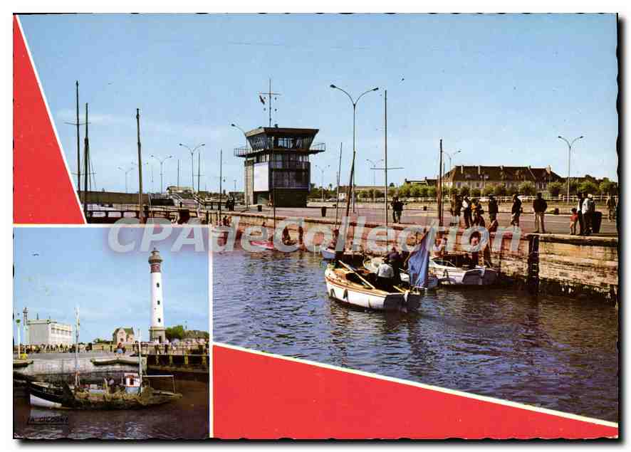 La Ciccone — Port avec phare et bateaux — Éditions La Cigogne, Rouen