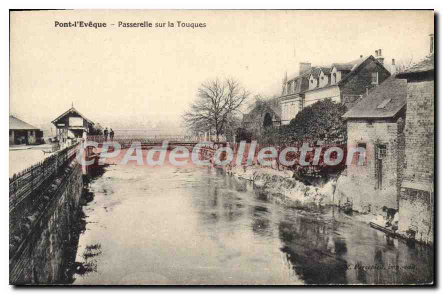 Pont-l'Évêque — Brücke über die Touques — C. Percefiel, Verlag