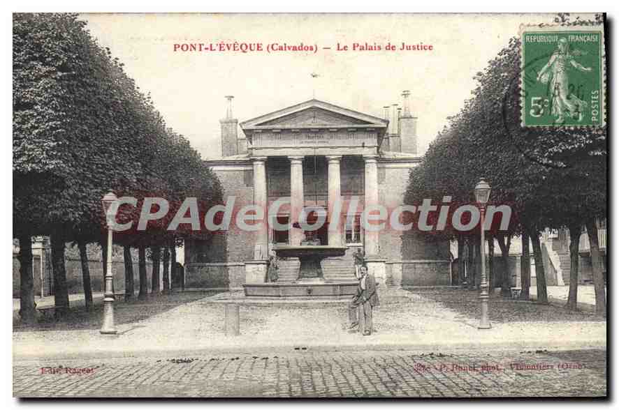 CPA Pont L'Eveque Le Palais De Justice