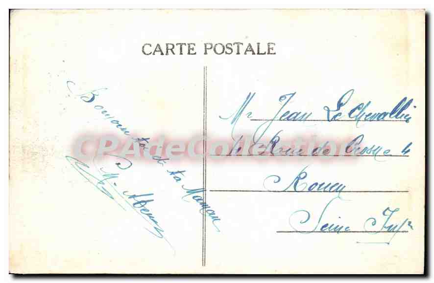 CPA Pont L'Eveque Le Palais De Justice — Rückseite