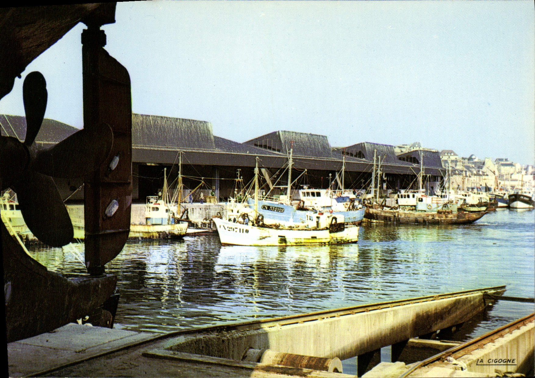 Port en Bessin — Halle de Criée — Publisher La Cigogne, no. 14