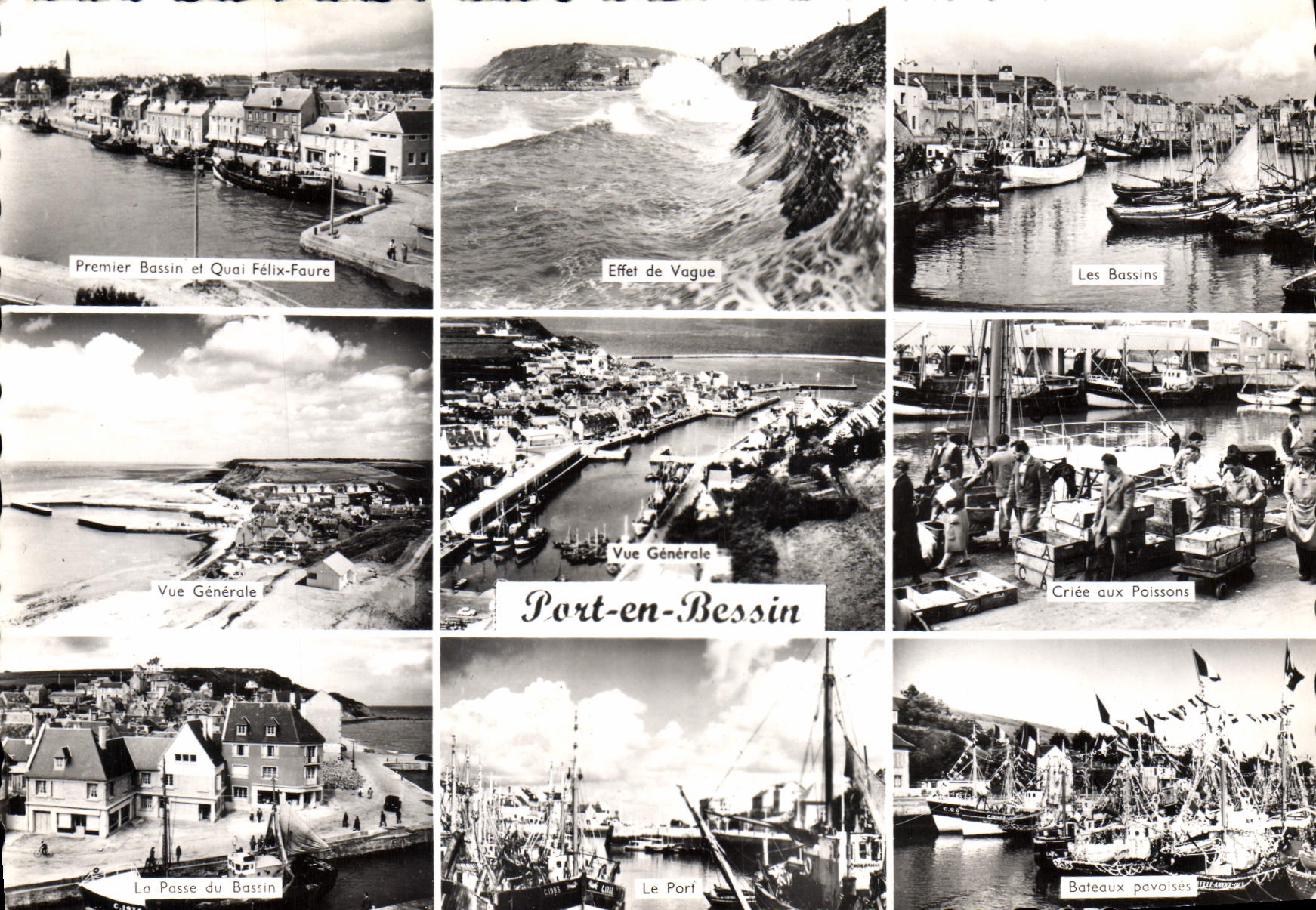 Port-en-Bessin — Vue Générale et Scènes Portuaires — Éditions Gaby