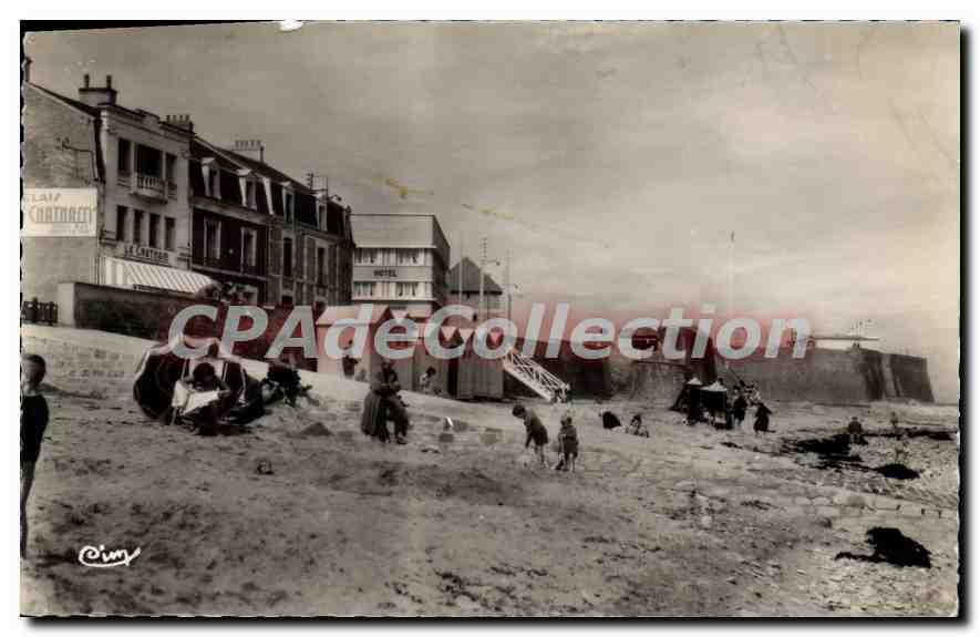 St-Aubin-s-Mer — La Plage et les Hôtels — Photographie de CIM