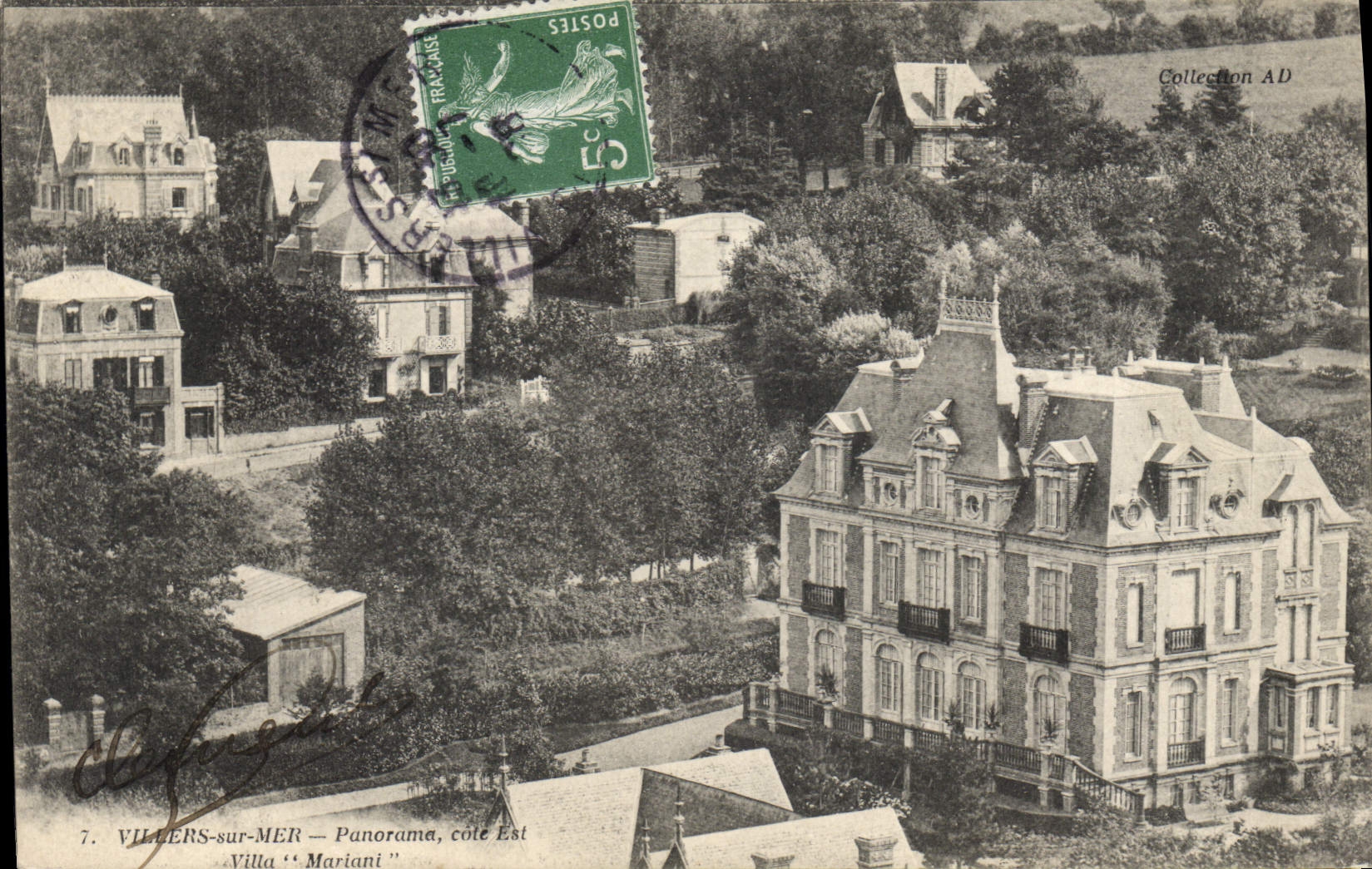 VILLERS-sur-MER — Panorama, East Side — Villa « Mariani »