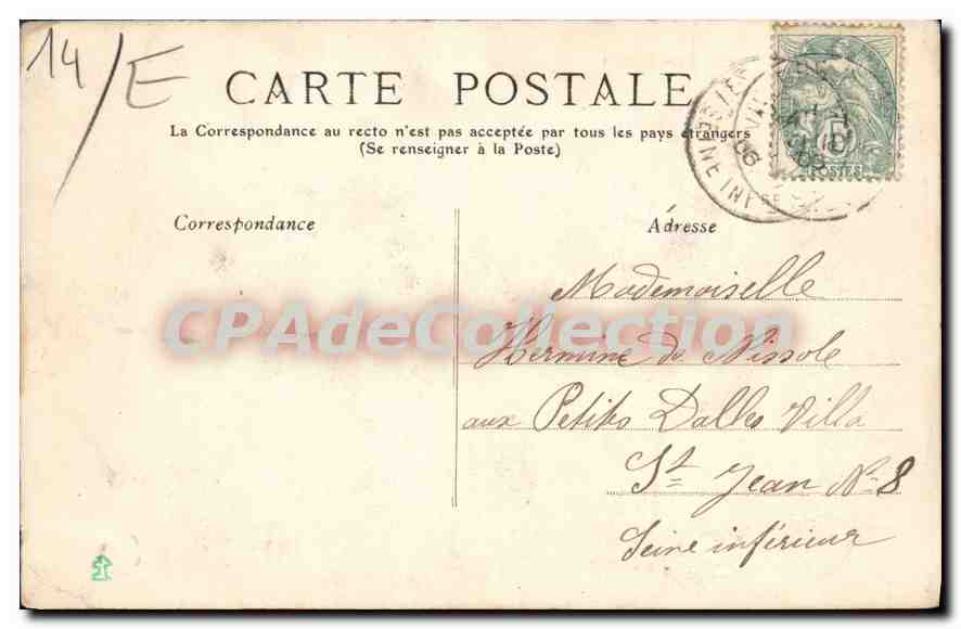 Villers-sur-Mer — Uscita dalla Chiesa — Calvados — 146 — Verso