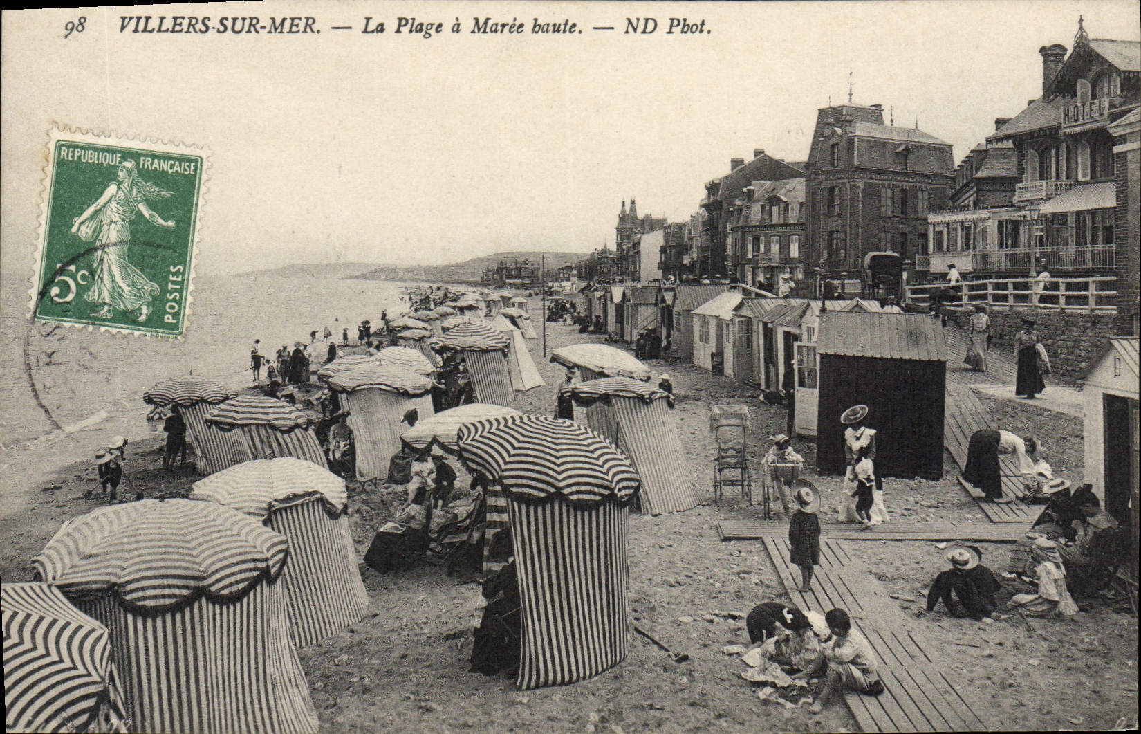 Villers-sur-Mer — La Playa a Marea Alta — ND Phot.