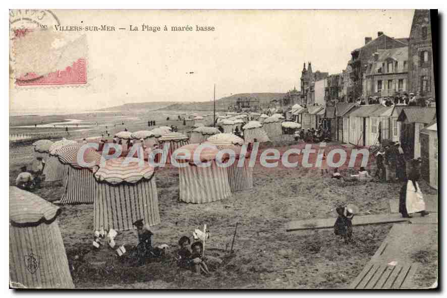 Villers-sur-Mer — La Plage à marée basse — editor VEC