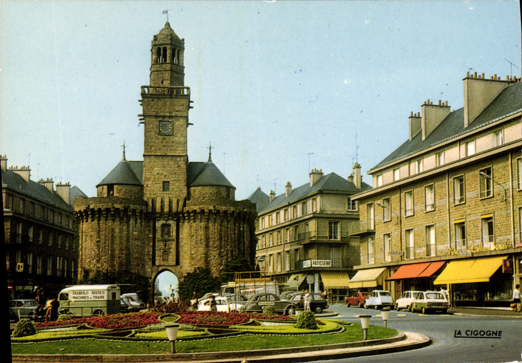 Vire — Place du 6 Juin und die Uhrentür (1480) — Editions 'LA CIGOGNE' - 76300 Sotteville-lès-Rouen