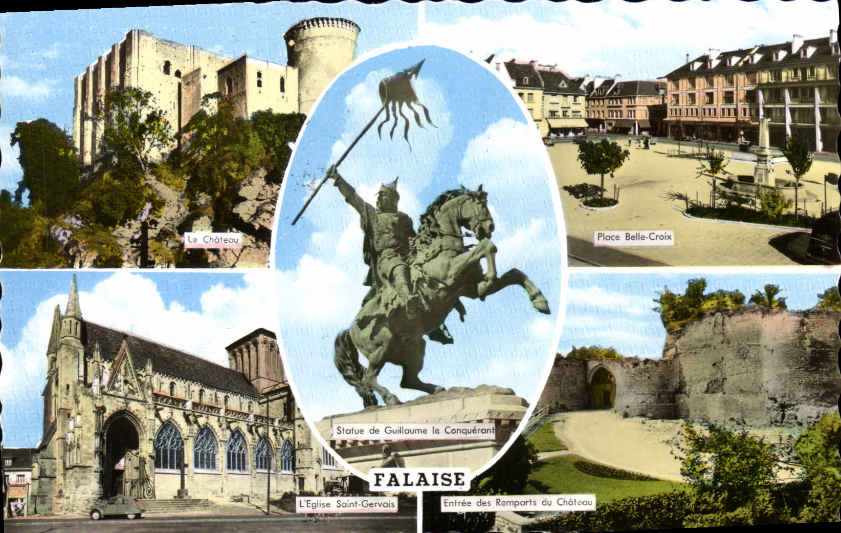 FALAISE — Statuen und Schloss — Verlag Artlaud & Fils, Nr. 123