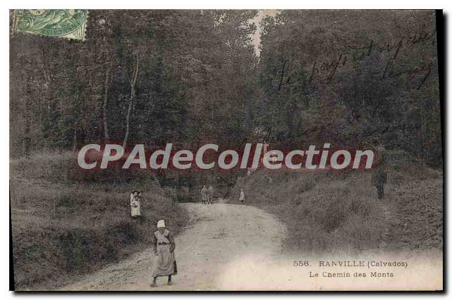RANVILLE (Calvados) — Le Chemin des Monts — éditeur non identifié, n° 556