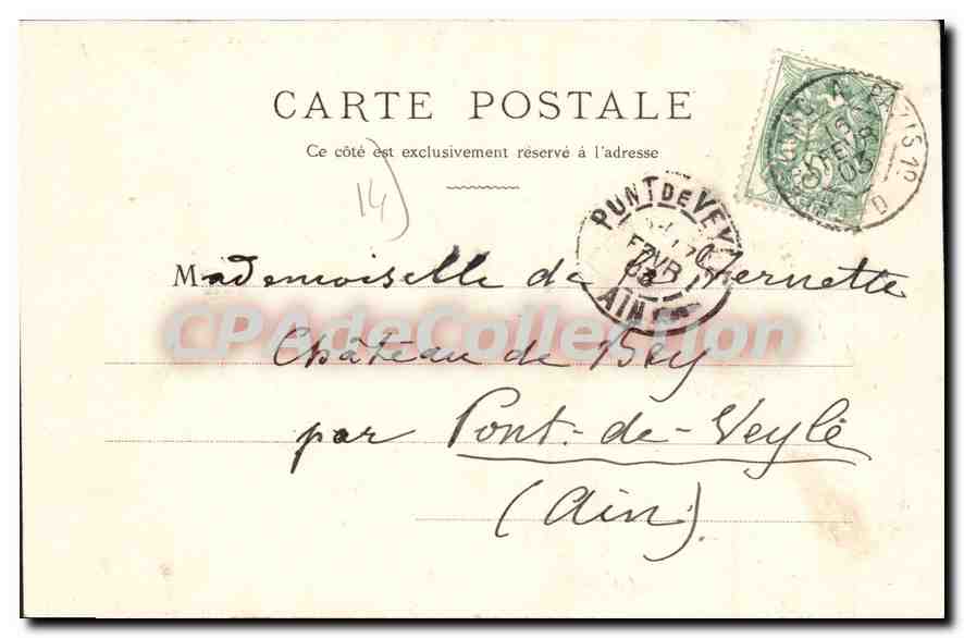 Coiffes d'hier : Caen — Les filles de Caen, chez lesquelles les brunes dominent, sont restées célèbres par leur beauté — La Normandie, éditée par La C.P.A. à Paris — Verso