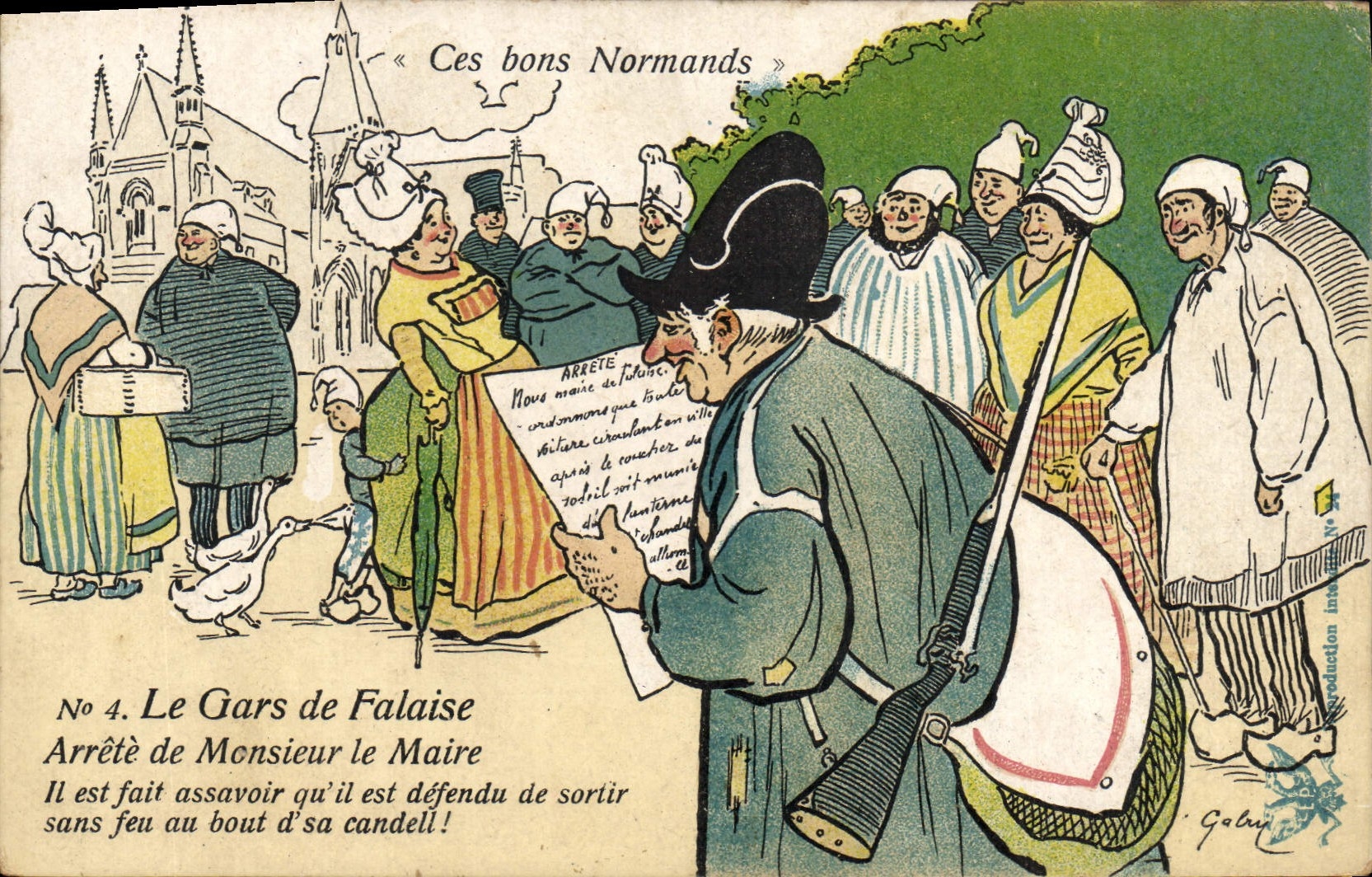 Le Gars de Falaise — Arrêté de Monsieur le Maire — éditeur Galab — n°4