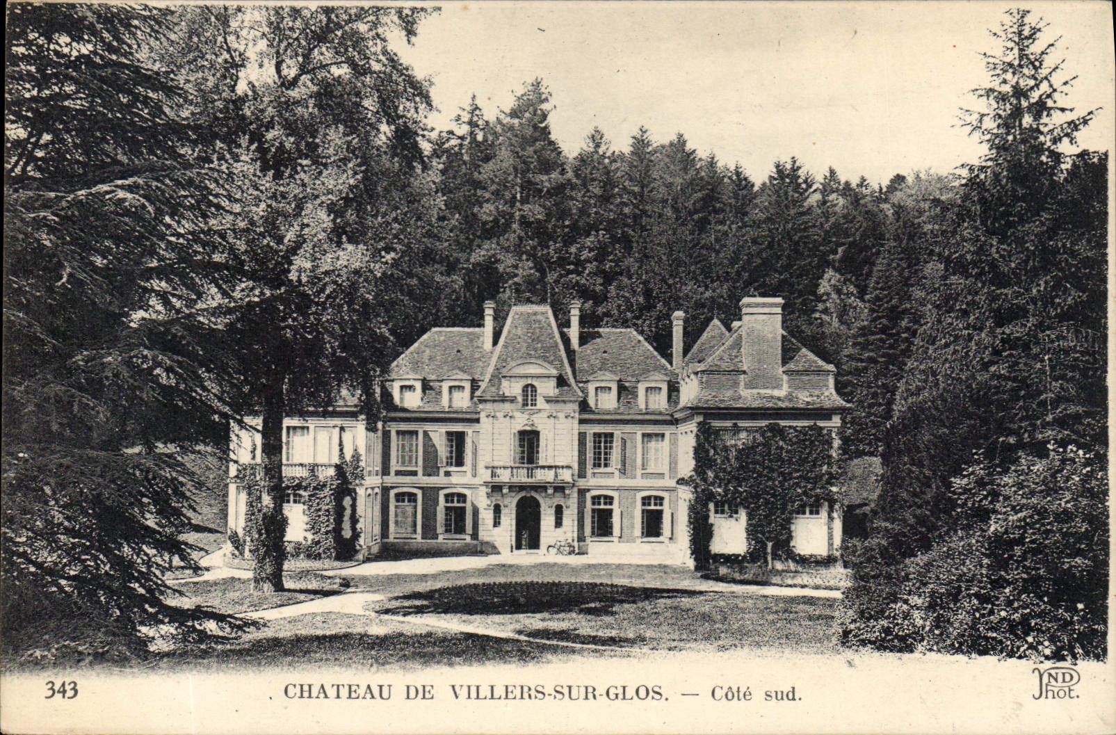 Schloss Villers-sur-Glos — Südseite — INDhot. n°343