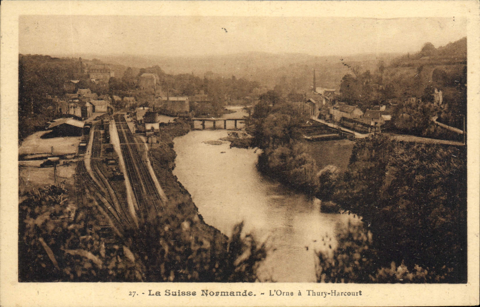 CPA La Suisse Normande L'Orne A Thury Harcourt