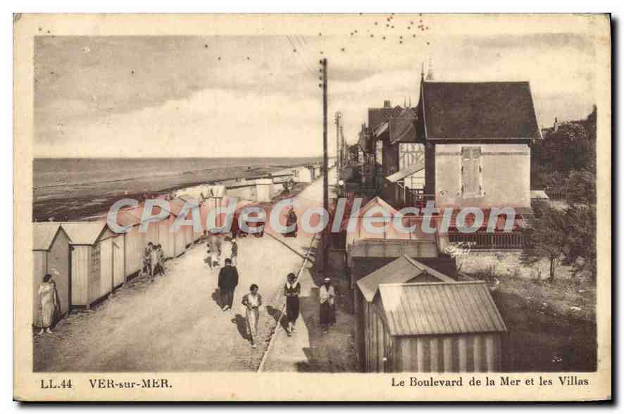 Ver-sur-Mer — Der Boulevard de la Mer und die Villas — CP des Arts, Straßburg