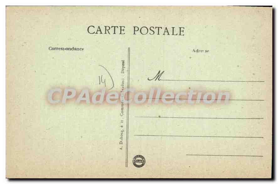 Château St-Pierre du Mont — Entrée du Château — Châteaux du Calvados, n°99 — Verso