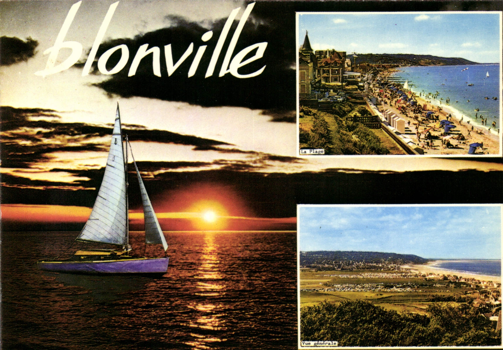 Blonville-sur-Mer — Vue générale et plage — CAP Théogiac Éditions Rétunies