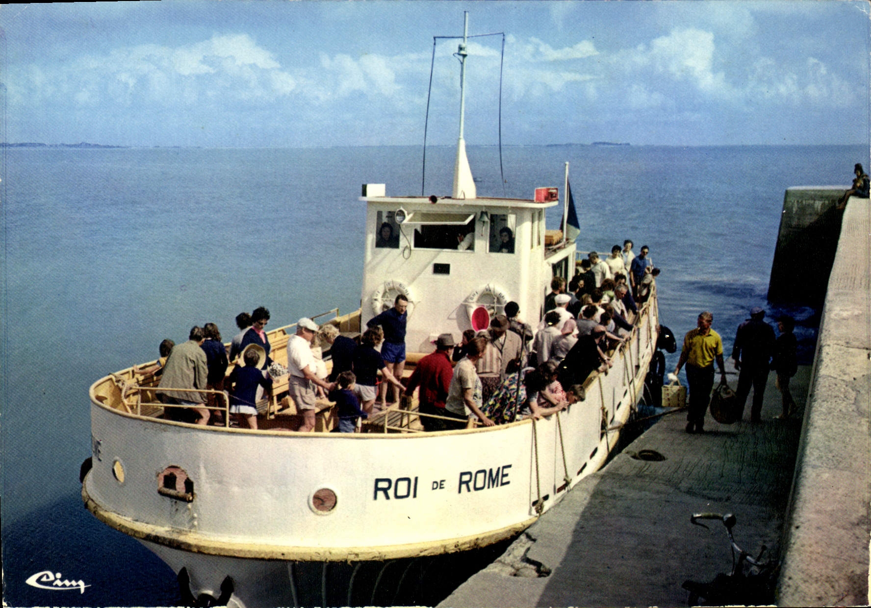 Bateau ROI DE ROME — Départ de l'île d'Aix pour Fouras — Éditeur Cinq