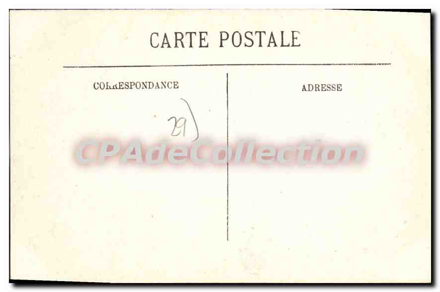 CPA Audierne Vue Generale Du Port — Rückseite