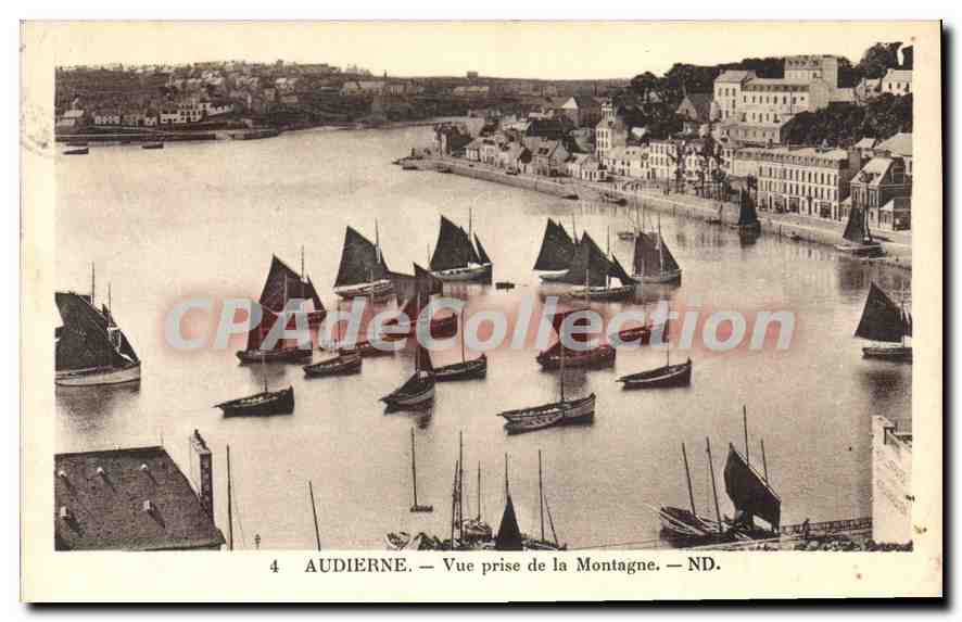 CPA Audierne Vue Prise De La Montagne