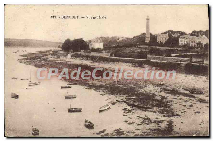 CPA Benodet Vue Generale