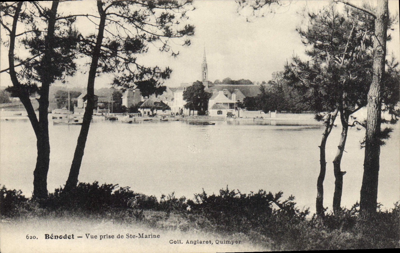 CPA Benodet Vue Prise De Ste Marine