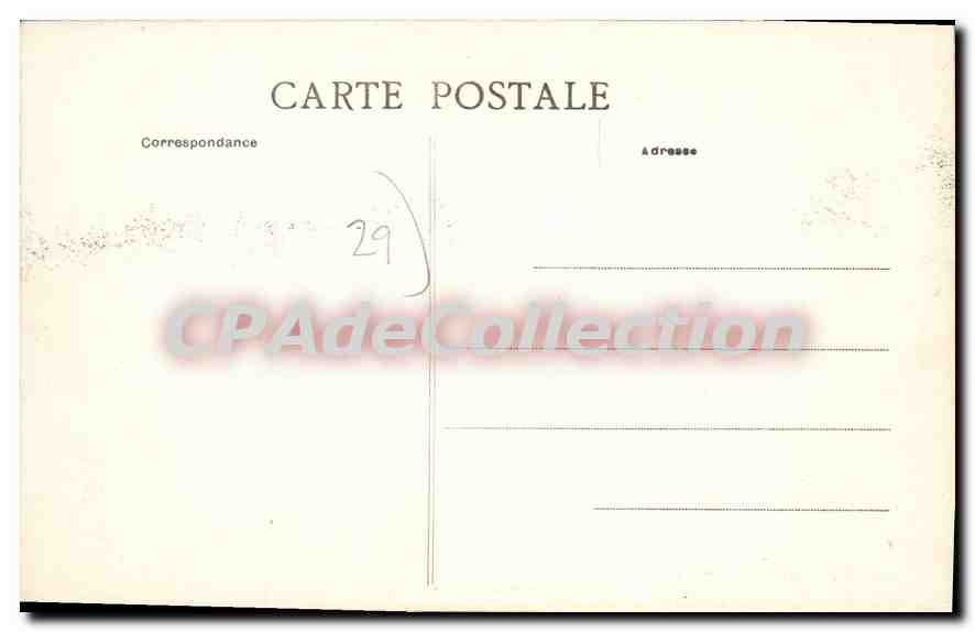 CPA Benodet Vue Prise De Ste Marine — Rückseite