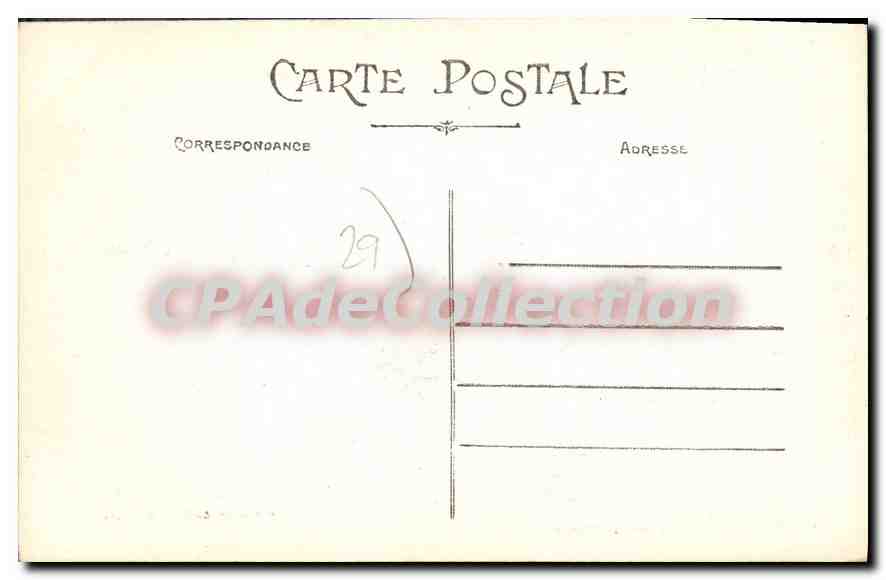 CPA Benodet Vue Prise De Ste Marine — Rückseite
