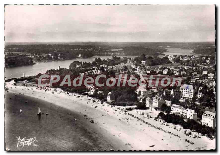 CPSM Benodet Vue Aerienne La Plage La Ville Le Phare Du Coq