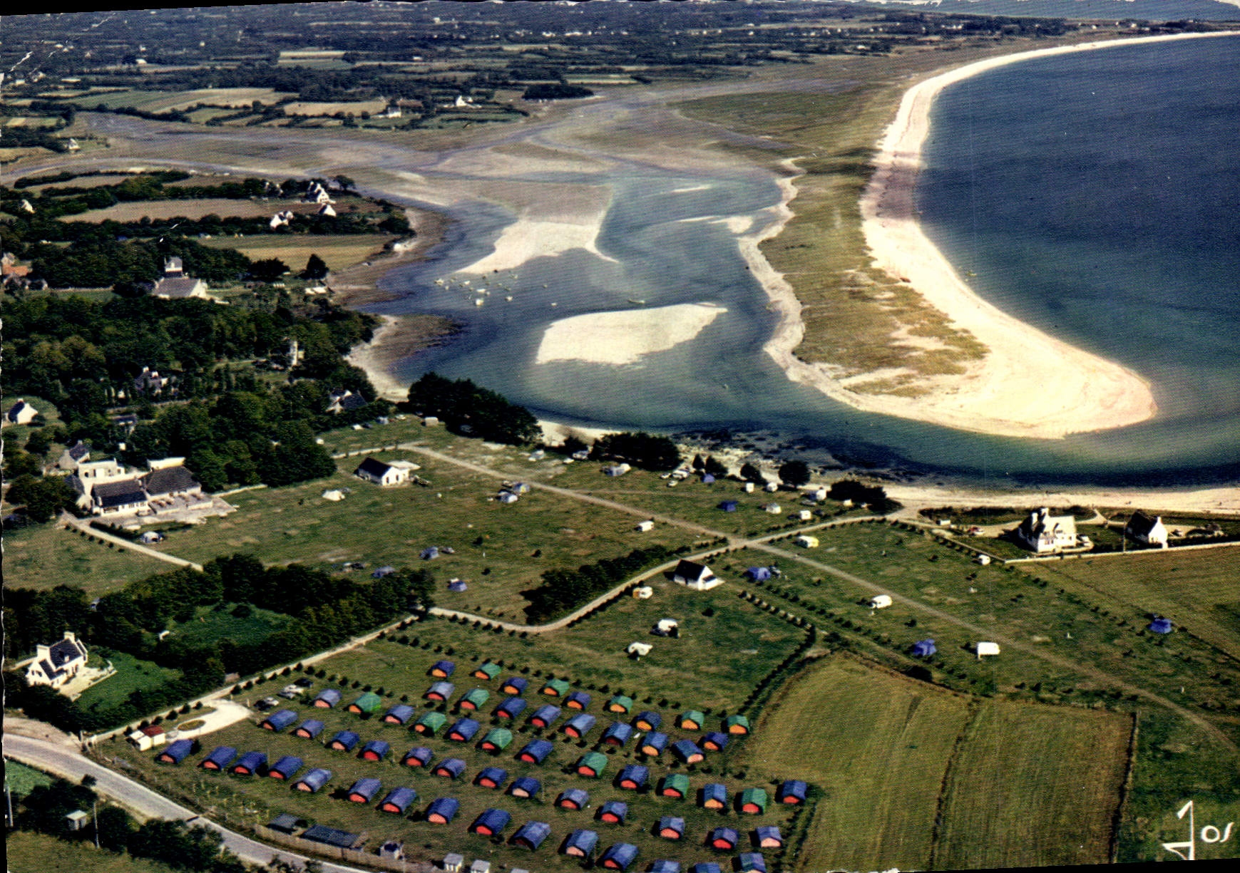 CPSM Benodet Le Camping Et La Lagune Du Letty
