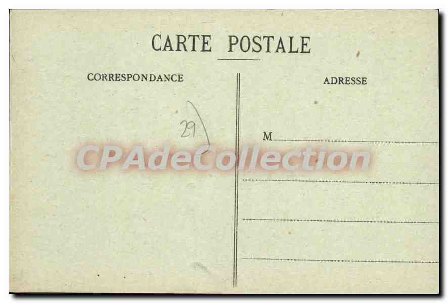 CPA Brest L'Arsenal La Grille Tourville — Rückseite