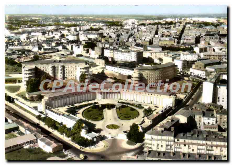 CPSM Brest Vue Generale Au Centre I'Hopital Auguste Morvan