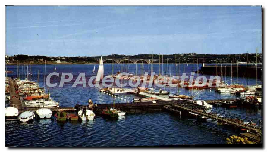 CPSM Brest Le Port De Plaisance Du Moulin Blanc pont albert Louppe