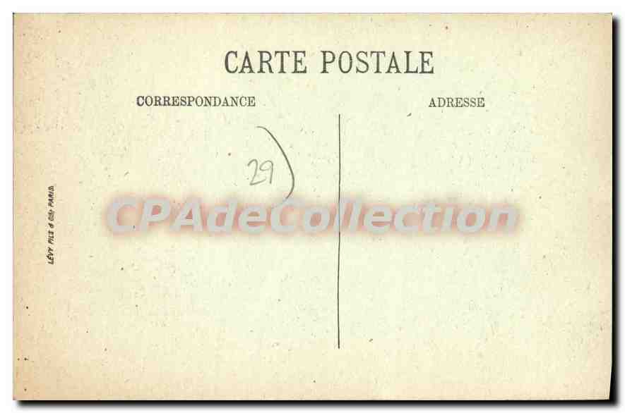 CPA Concarneau Vue Prise Du Passage — Verso