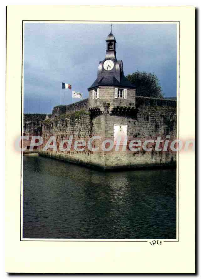 CPSM Concarneau L'Horloge Et Le Cadran Solaire De La Ville Close